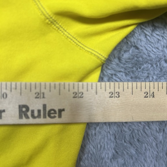 Adidas MICHIGAN Wolverines Climalite Long Sleeve Shirt Mens L Yellow Valiant Vic - Picture 9 of 12